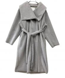 HER LIP TO（ハーリップトゥ）の古着「Grace Wrap Coat」｜ライトグレー