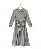 HER LIP TOハーリップトゥ）の古着「長袖ワンピース」｜ライトグリーン