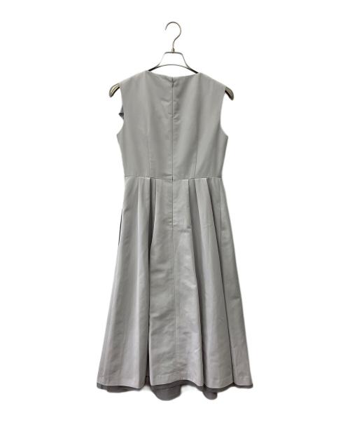 YUMI KATSURA CELFORD（ユミカツラセルフォード）YUMI KATSURA CELFORD (ユミカツラセルフォード) ノースリーブ・キャミソールワンピース ライトグレー サイズ:38の古着・服飾アイテム