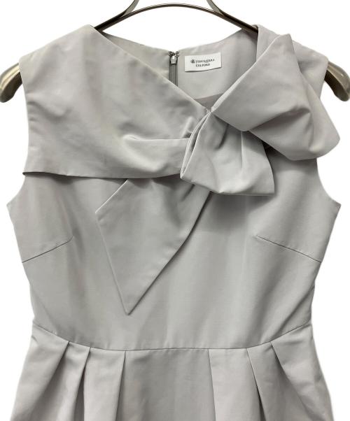 YUMI KATSURA CELFORD（ユミカツラセルフォード）YUMI KATSURA CELFORD (ユミカツラセルフォード) ノースリーブ・キャミソールワンピース ライトグレー サイズ:38の古着・服飾アイテム