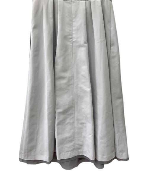 YUMI KATSURA CELFORD（ユミカツラセルフォード）YUMI KATSURA CELFORD (ユミカツラセルフォード) ノースリーブ・キャミソールワンピース ライトグレー サイズ:38の古着・服飾アイテム