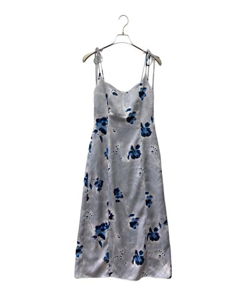 FRAY ID（フレイ アイディー）FRAY ID (フレイ アイディー) ノースリーブ・キャミソールワンピース ブルー サイズ:1の古着・服飾アイテム
