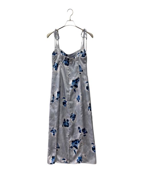 FRAY ID（フレイ アイディー）FRAY ID (フレイ アイディー) ノースリーブ・キャミソールワンピース ブルー サイズ:1の古着・服飾アイテム
