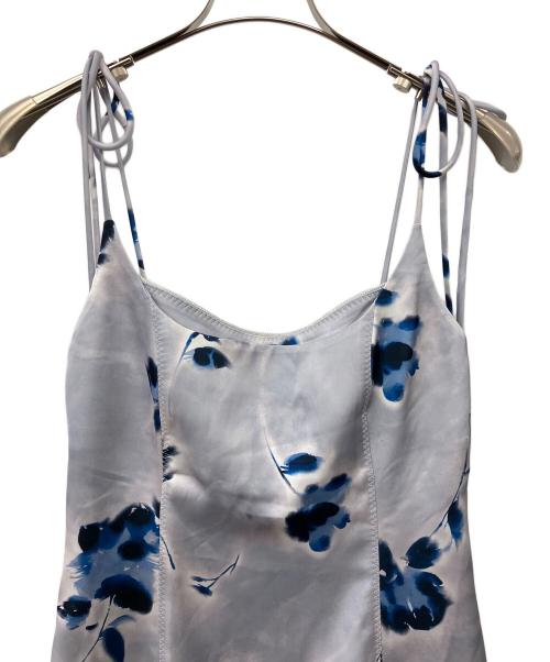 FRAY ID（フレイ アイディー）FRAY ID (フレイ アイディー) ノースリーブ・キャミソールワンピース ブルー サイズ:1の古着・服飾アイテム