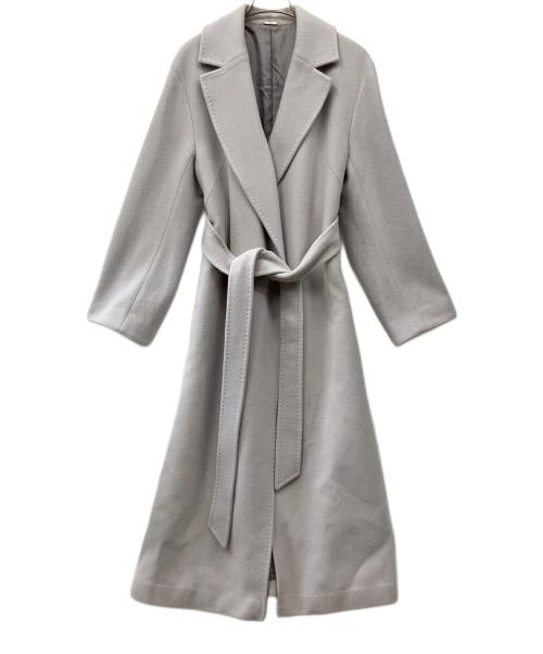 Snidel（スナイデル）Snidel (スナイデル) ウールヤクベーシックコート ライトグレー サイズ:1の古着・服飾アイテム