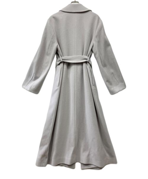 Snidel（スナイデル）Snidel (スナイデル) ウールヤクベーシックコート ライトグレー サイズ:1の古着・服飾アイテム