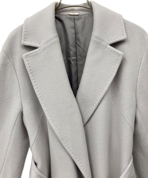 Snidel（スナイデル）Snidel (スナイデル) ウールヤクベーシックコート ライトグレー サイズ:1の古着・服飾アイテム