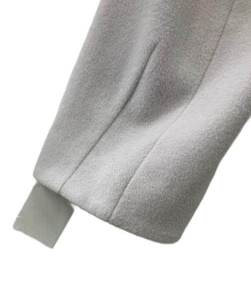 Snidel（スナイデル）Snidel (スナイデル) ウールヤクベーシックコート ライトグレー サイズ:1の古着・服飾アイテム