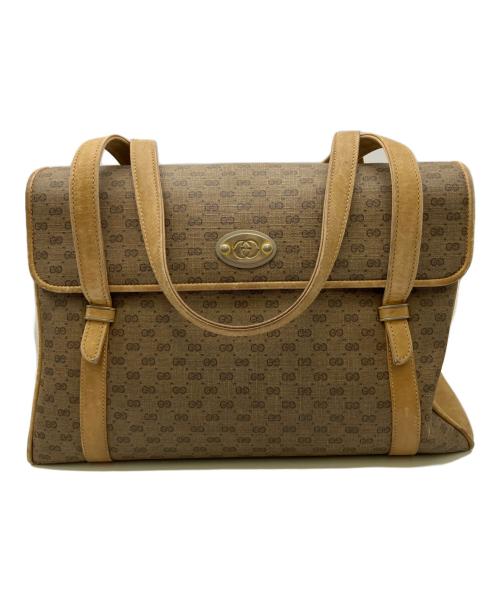 GUCCI（グッチ）GUCCI (グッチ) ハンドバッグ ブラウンの古着・服飾アイテム