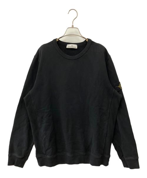 STONE ISLAND（ストーンアイランド）STONE ISLAND (ストーンアイランド) スウェットプルオーバー ブラック サイズ:XLの古着・服飾アイテム