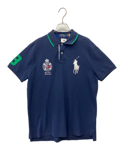 POLO RALPH LAUREN（ポロ・ラルフローレン）POLO RALPH LAUREN (ポロ・ラルフローレン) ポロシャツ ネイビー サイズ:Lの古着・服飾アイテム