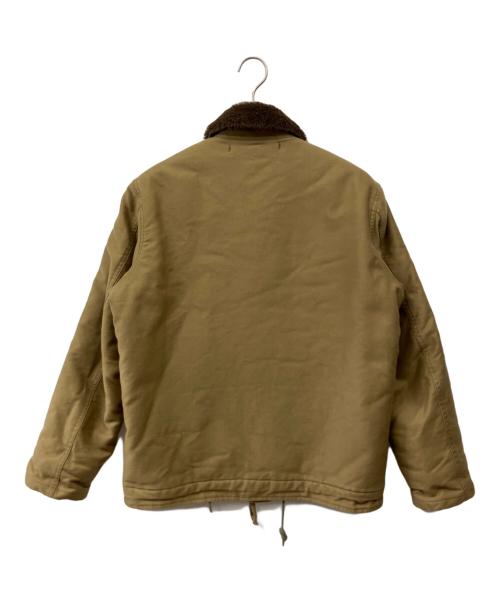 THE REAL McCOY'S（ザ・リアルマッコイズ）THE REAL McCOY'S (ザ・リアルマッコイズ) N-1 DECK JACKET カーキ×ブラウン サイズ:40の古着・服飾アイテム