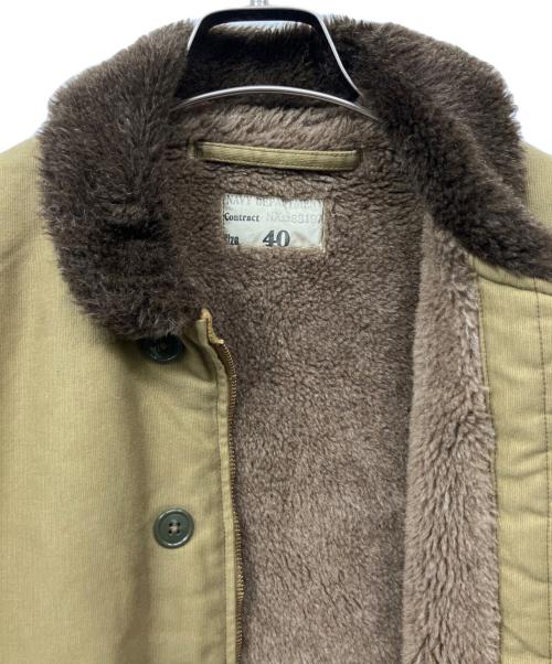 THE REAL McCOY'S（ザ・リアルマッコイズ）THE REAL McCOY'S (ザ・リアルマッコイズ) N-1 DECK JACKET カーキ×ブラウン サイズ:40の古着・服飾アイテム