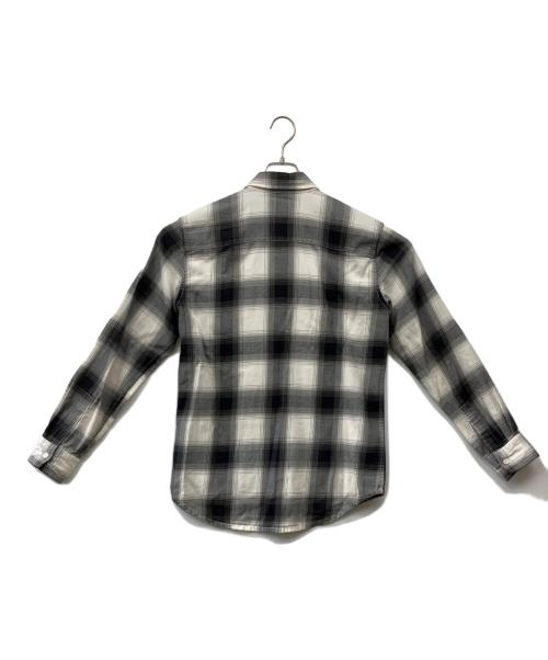 Ron Herman（ロンハーマン）Ron Herman (ロンハーマン) 長袖チェックシャツ グレー サイズ:Mの古着・服飾アイテム