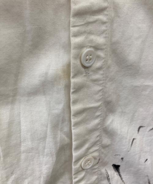 GROUND Y（グラウンドワイ）GROUND Y (グラウンドワイ) 長袖シャツ ホワイト×ブラック サイズ:3の古着・服飾アイテム