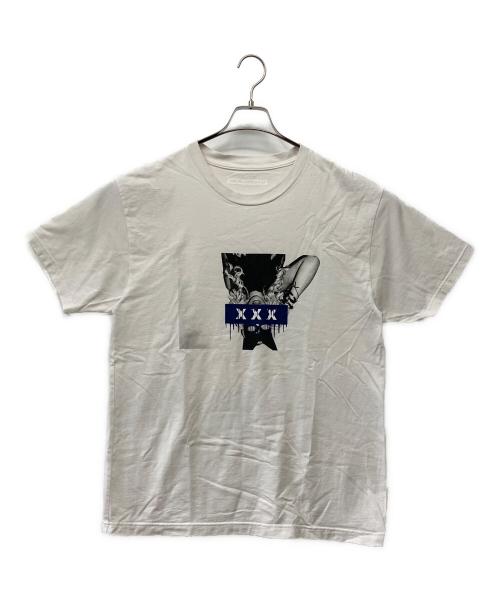 GOD SELECTION XXX（ゴッドセレクショントリプルエックス）GOD SELECTION XXX (ゴッドセレクショントリプルエックス) 半袖Tシャツ ホワイト サイズ:Lの古着・服飾アイテム