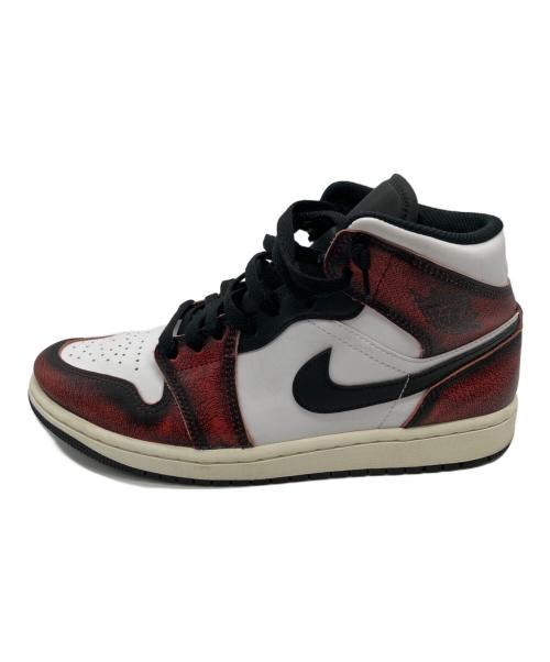 NIKE（ナイキ）NIKE (ナイキ) Air Jordan 1 Mid レッド×ブラック×ホワイト サイズ:25.5㎝の古着・服飾アイテム