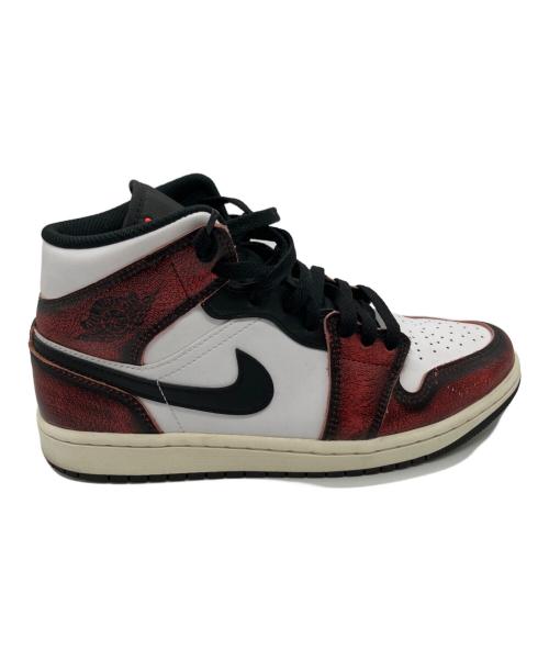 NIKE（ナイキ）NIKE (ナイキ) Air Jordan 1 Mid レッド×ブラック×ホワイト サイズ:25.5㎝の古着・服飾アイテム