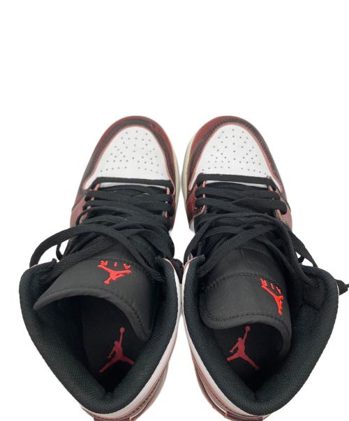 NIKE（ナイキ）NIKE (ナイキ) Air Jordan 1 Mid レッド×ブラック×ホワイト サイズ:25.5㎝の古着・服飾アイテム