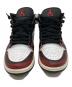 NIKE (ナイキ) Air Jordan 1 Mid レッド×ブラック×ホワイト サイズ:25.5㎝：8000円