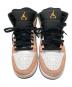 NIKE (ナイキ) Air Jordan 1 Mid ホワイト×ベージュ×ブラック サイズ:26：8000円