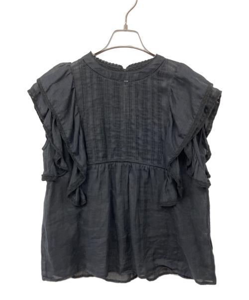 SLOBE IENA（スローブ イエナ）SLOBE IENA (スローブ イエナ) ノースリーブブラウス ブラック サイズ:Freeの古着・服飾アイテム