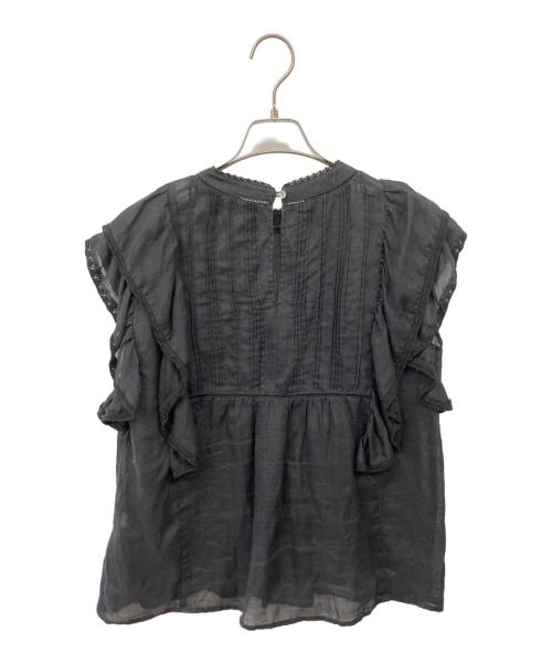SLOBE IENA（スローブ イエナ）SLOBE IENA (スローブ イエナ) ノースリーブブラウス ブラック サイズ:Freeの古着・服飾アイテム