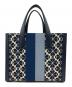 Kate Spade (ケイトスペード) 2WAYバッグ ネイビー×ホワイト：30000円