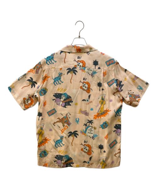 ALOHA RUG（アロハラグ）ALOHA RUG (アロハラグ) オープンカラーシャツ ベージュ サイズ:Lの古着・服飾アイテム