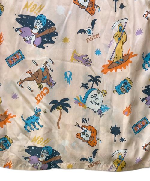 ALOHA RUG（アロハラグ）ALOHA RUG (アロハラグ) オープンカラーシャツ ベージュ サイズ:Lの古着・服飾アイテム