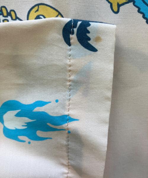 ALOHA RUG（アロハラグ）ALOHA RUG (アロハラグ) オープンカラーシャツ ベージュ サイズ:Lの古着・服飾アイテム