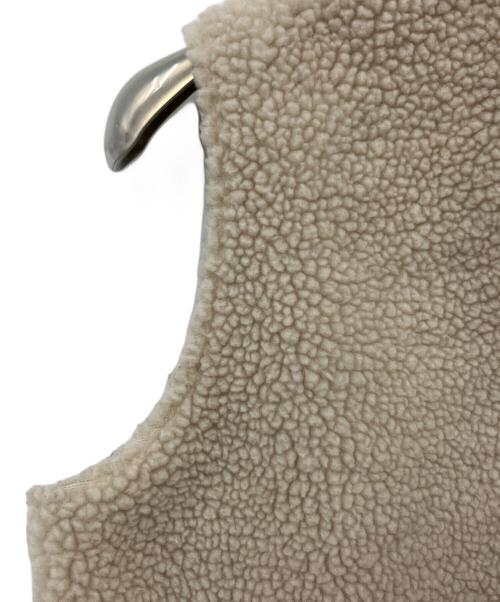 Patagonia（パタゴニア）Patagonia (パタゴニア) フリースベスト ベージュ×オリーブ サイズ:XLの古着・服飾アイテム