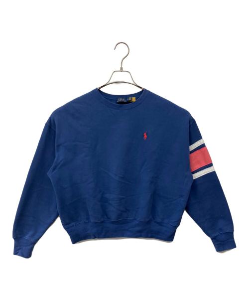 POLO RALPH LAUREN（ポロ・ラルフローレン）POLO RALPH LAUREN (ポロ・ラルフローレン) スウェット ブルー サイズ:XSの古着・服飾アイテム