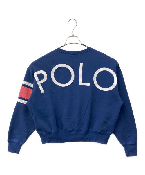 POLO RALPH LAUREN（ポロ・ラルフローレン）POLO RALPH LAUREN (ポロ・ラルフローレン) スウェット ブルー サイズ:XSの古着・服飾アイテム