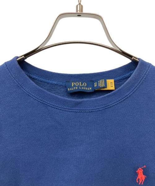 POLO RALPH LAUREN（ポロ・ラルフローレン）POLO RALPH LAUREN (ポロ・ラルフローレン) スウェット ブルー サイズ:XSの古着・服飾アイテム