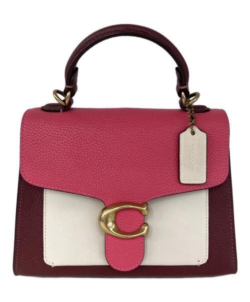 COACH（コーチ）COACH (コーチ) ハンドバッグ ピンクの古着・服飾アイテム
