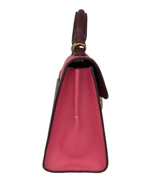 COACH（コーチ）COACH (コーチ) ハンドバッグ ピンクの古着・服飾アイテム