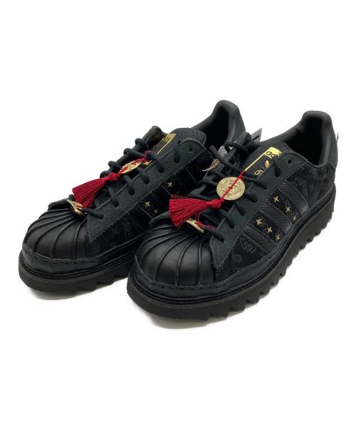 adidas（アディダス）adidas (アディダス) CLOT (クロット) Superstar（スーパースター）Lunar New Year ブラック サイズ:25の古着・服飾アイテム