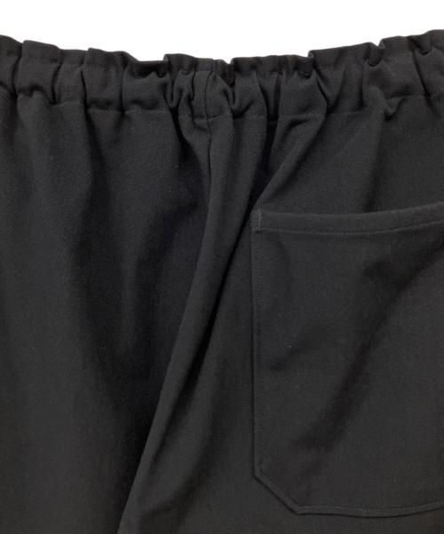 Manual Alphabet（マニュアル アルファベット）Manual Alphabet (マニュアル アルファベット) ジャージワイドパンツ ブラック サイズ:１の古着・服飾アイテム