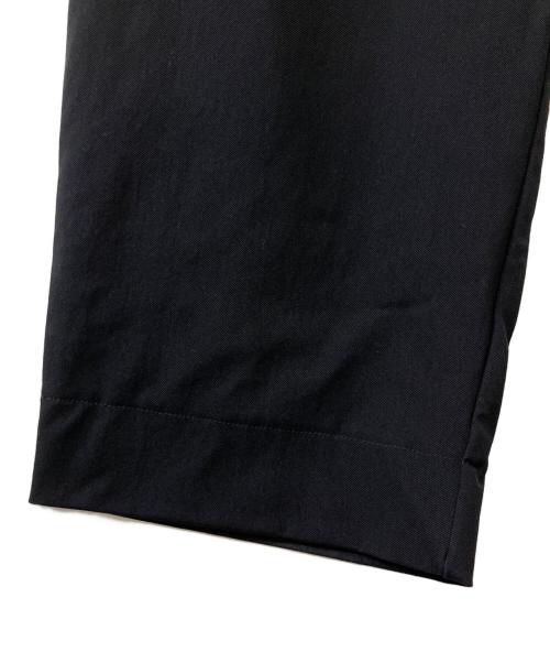 Manual Alphabet（マニュアル アルファベット）Manual Alphabet (マニュアル アルファベット) ジャージワイドパンツ ブラック サイズ:１の古着・服飾アイテム