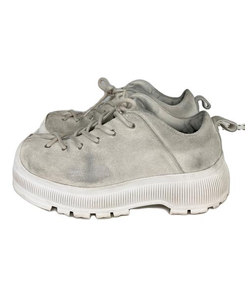 JIL SANDER+（ジルサンダープラス）JIL SANDER+ (ジルサンダープラス) 厚底スニーカー ホワイト サイズ:42の古着・服飾アイテム