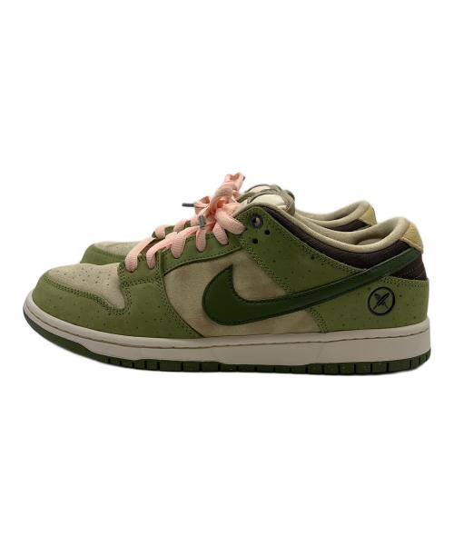 NIKE（ナイキ）NIKE (ナイキ) 堀米雄斗 (ホリゴメユウト) NIKE SB DUNK LOW PRO(ダンクロー） ベージュ×グリーン サイズ:US11の古着・服飾アイテム