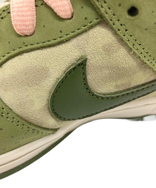 NIKE（ナイキ）NIKE (ナイキ) 堀米雄斗 (ホリゴメユウト) NIKE SB DUNK LOW PRO(ダンクロー） ベージュ×グリーン サイズ:US11の古着・服飾アイテム
