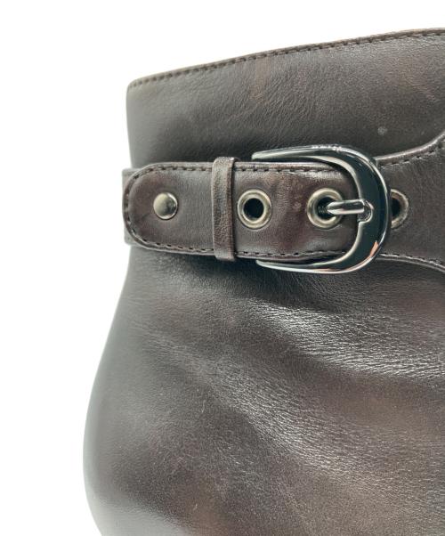 LAUREN RALPH LAUREN（ローレンラルフローレン）LAUREN RALPH LAUREN (ローレンラルフローレン) ハイヒールサンダル ブラウン サイズ:24cmの古着・服飾アイテム