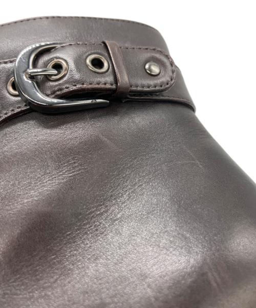 LAUREN RALPH LAUREN（ローレンラルフローレン）LAUREN RALPH LAUREN (ローレンラルフローレン) ハイヒールサンダル ブラウン サイズ:24cmの古着・服飾アイテム