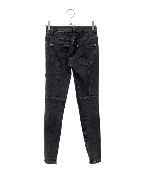 BALMAIN（バルマン）BALMAIN (バルマン) バイカーデニムパンツ ブラック サイズ:34の古着・服飾アイテム