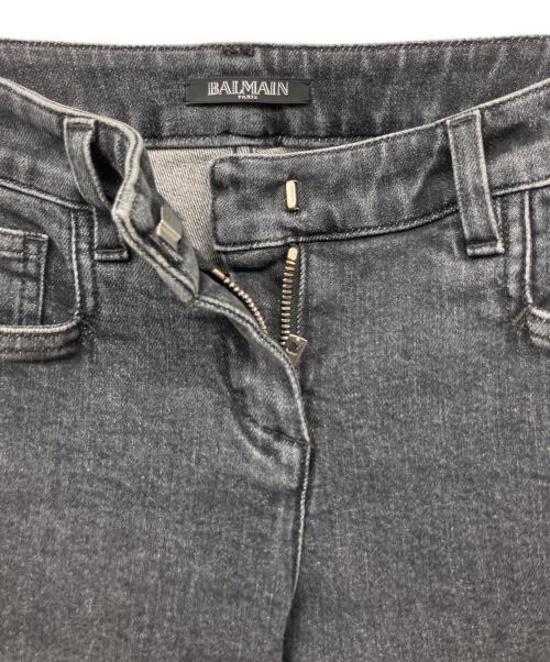 BALMAIN（バルマン）BALMAIN (バルマン) バイカーデニムパンツ ブラック サイズ:34の古着・服飾アイテム