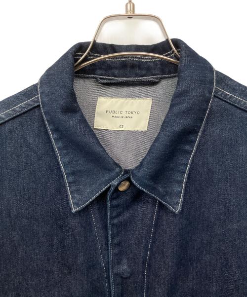 PUBLIC TOKYO（パブリックトウキョウ）PUBLIC TOKYO (パブリックトウキョウ) デニムジャケット インディゴ サイズ:2の古着・服飾アイテム