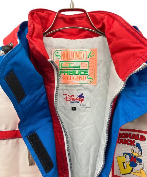 FABLICE（ファブリス）FABLICE (ファブリス) Disney SPORTS 中綿ジャケット ホワイト×ブルー×レッド サイズ:M　の古着・服飾アイテム