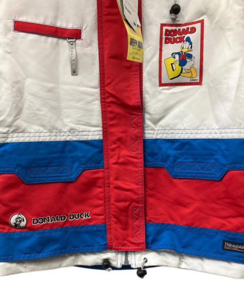 FABLICE（ファブリス）FABLICE (ファブリス) Disney SPORTS 中綿ジャケット ホワイト×ブルー×レッド サイズ:M　の古着・服飾アイテム